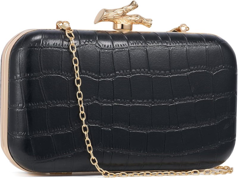 CHUNLI Clutch Purses for Women Evening/Wedding Chic Woven Bag Formal PU Leather Purse Designer Handbags for Women - Image 2